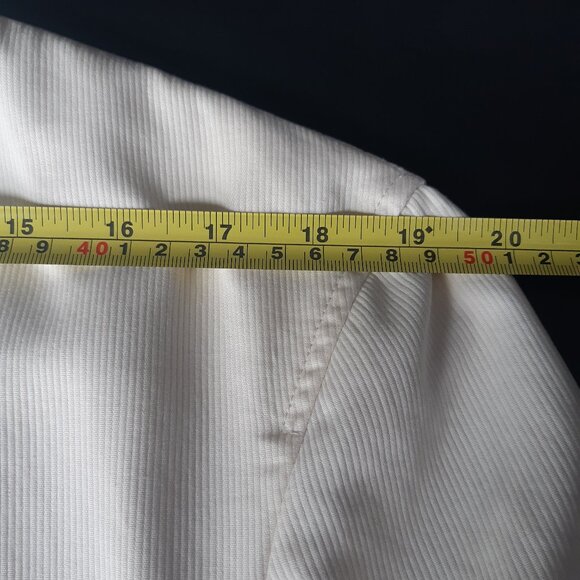 Alfani SZ L Cream Men's Sport Jacket Unstructured 100% Cotton - Picture 14 of 16